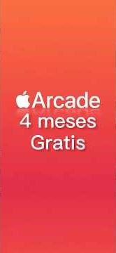Apple Arcade gratis por 4 meses #apple #applearcade #applearcadegames