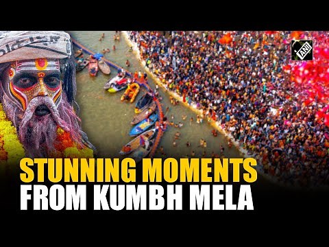 Splendid moments from Kumbh Mela 2025 through bird’s eye view