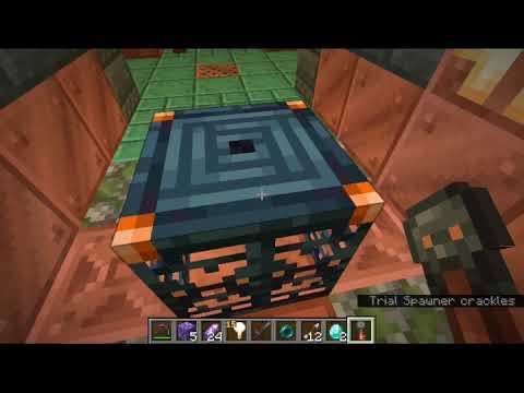 finding geode & getting lost in trial chambers - minecraft