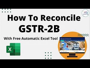 How to reconcile GSTR2B with your purchase invoice with automatic excel Tool