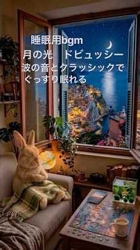 睡眠用bgm 波の音とクラッシックで、ぐっすり眠れる癒しの時間 月の光 ドビュッシー#睡眠用bgm #波の音 #眠れる音楽 #ぐっすり眠れる クラッシック#寝れる音楽 #relaxing music