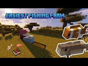 The Easiest AFK Fishing Farm | Simple & Efficient Minecraft Farm