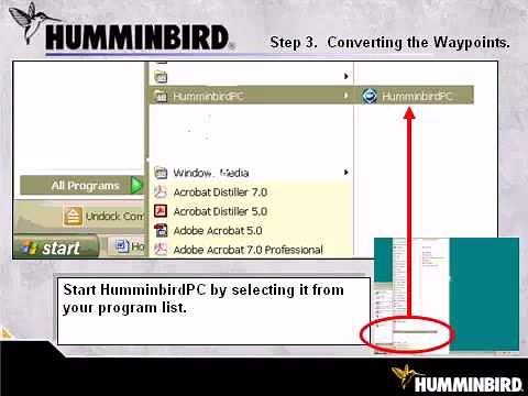 How to Convert Lowrance Waypoints to Humminbird
