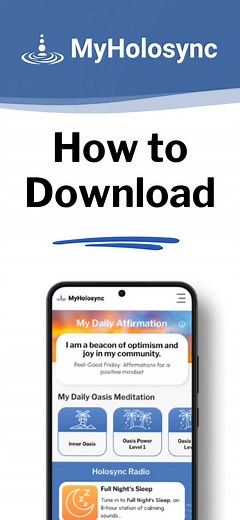 How To Download The MyHolosync App