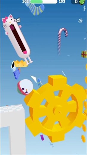 Hopping heads game mostly satisfying level 102 #hoppingheadsandroid #shorts