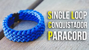 Slip-on conquistador paracord bracelet no clasp no hassle
