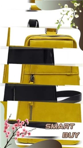 Petite-Fit Fashion Sling Bag | Vegan Leather | Zip Closure & Adjustable Strap