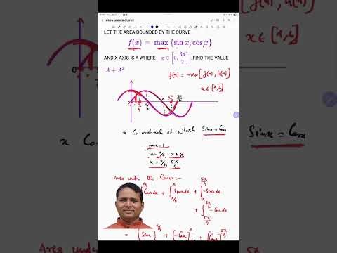 PYQ JEEMAINS 2026/AREA UNDER CURVE/#CALCULUS #iit