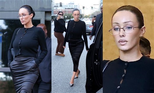 ODMIENIONA Bianca Censori opuszcza sąd po rozprawie z robotnikiem, który pozwał Kanye Westa (ZDJĘCIA)