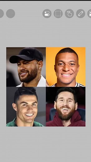 3.7K views · 151 reactions | Neymar Jr vs Kylian Mbappe vs Cristiano Ronaldo vs Lionel Messi - Teeth 醴 | Gülten Rasit | Facebook