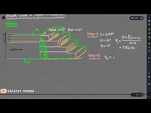 20. Brickwork In Stairs - Quantity Surveying || Safayat Munna,BUET'19 || Safayat Munna,BUET'19