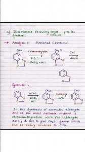 Retrosynthetic Analysis (Disconnection) of target molecule : Piperonal (heliotropin)