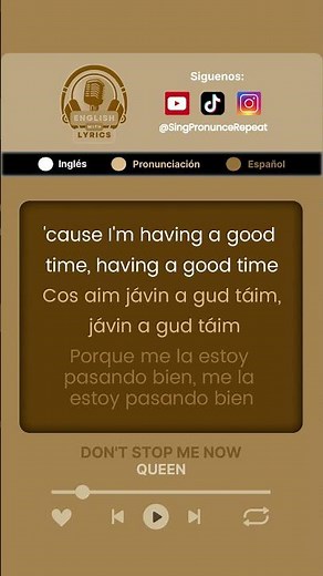 🎤 Don’t Stop Me Now - Aprende Inglés con Queen | Letra y Traducción ⚡✨