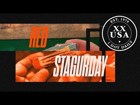 Stagurday Trapperlock Red Stag Case