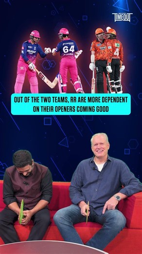 SRH or RR, which team is more dependent on their openers coming good?