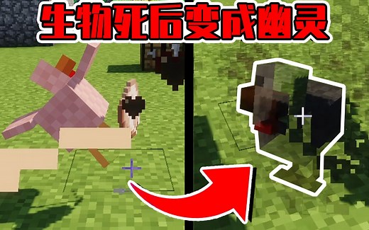 我的世界mod：生物死后会变成幽灵！用这副特殊的眼镜就能看到！