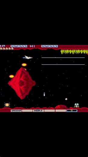 #shorts 【名作】グラディウス(ROM版)1周クリア GRADIUS Invincible GRADIUS ORIGIN COOLLECTION【無敵】#konami #gradius