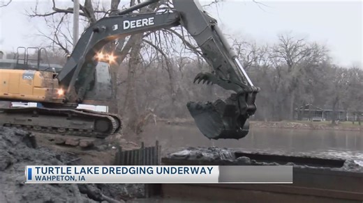 Turtle Lake Dredging Underway