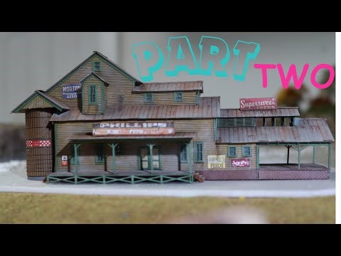 Building & Weathering an N Scale Structure | Model Railroad Kit Build PART 2