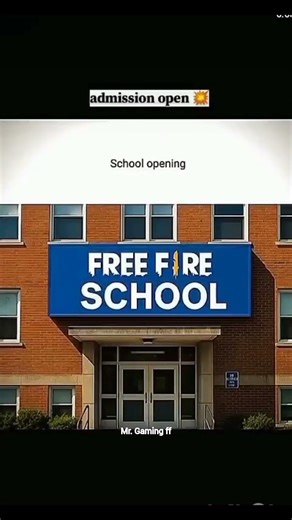 Free fire admission form and next day school
