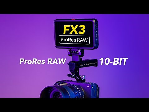 Sony FX3 X Atomos Ninja | ProRes RAW vs Internal 10-bit Recording | Side By Side Comparison