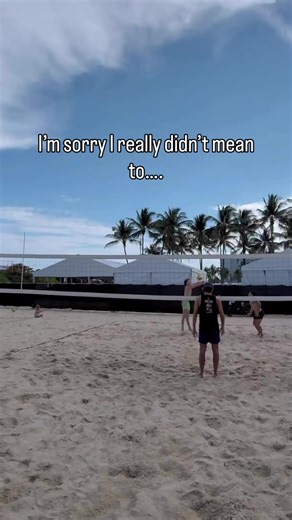 Beach Volleyball Fun and Apologies