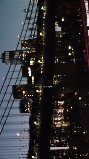 take me to see the city lights ⋆｡°✩ #nyc #newyorkatnight #citylights #afterdark #nycnights #skylineview | New York City Travel Tips