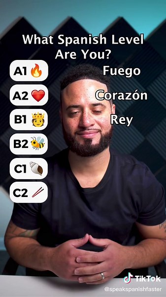 What Spanish Level Are You At? #learnspanish #learnspanishfast #learnspanishwithme #fyp #foryoupage #spanishteacher
