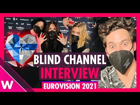 Blind Channel "Dark Side" (Finland) Interview @ Eurovision 2021 first rehearsal