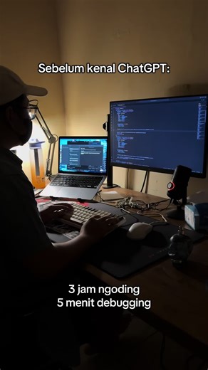 Setelah kenal ChatGPT, ngoding 5 menit debuggingnya sampe seminggu🗿#coding #codinglife #programming #anakit #blackbox #chatgpt