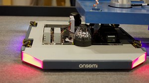 Autonomous mobile robots are increasingly becoming critical tools in agriculture, commercial and industrial applications, but building the perfect "bot" isn't always a straightforward task. Discover how onsemi is simplifying the complexity of autonomous mobile robot design by making development easy and ensuring reliability in the harshest environments. See more of our offerings: https://www.onsemi.com/solutions/industrial/industrial-automation/autonomous-mobile-robots | onsemi