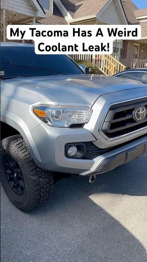 Weird 3rd Gen Tacoma Coolant Leak! #tacoma #toyota