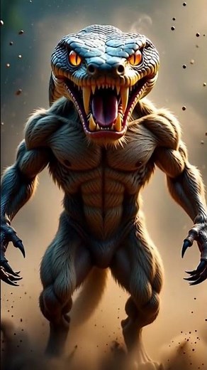 ​💪🔥 AI Human-Animal Hybrids: What if a man transformed into hybrids of humans and other creatures?