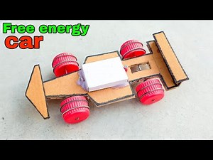 How to make F1 racing car without motor and battery | FREE ENERGY CAR