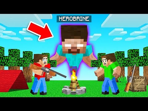 HUNTING For HEROBRINE In MINECRAFT