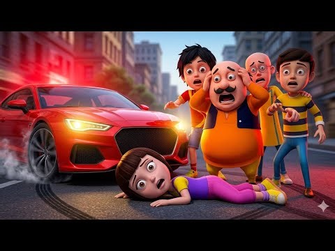 MAHIRA ACCIDENT 😱! Motu Patlu Shiva Rudra Save Her? New episode. 🚨 Emotional Cartoon Story 2026.