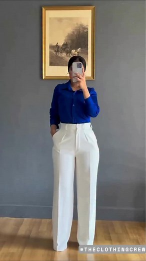 The Clothing Crew on Instagram: "Women Wide Leg Pants - Butter Crepe Fabric 臨 Flexible Waist Belt. 臨 Perfect for any body shape."