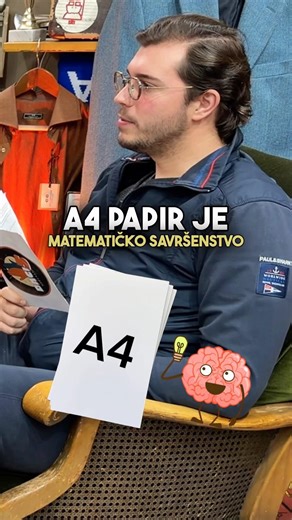 ZAŠTO JE A4 FORMAT SAVRŠEN❓#viral #shorts #funny #facts #math #youtube #history #knowledge #learn