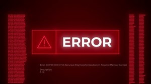 Cgi Template Red Error Message Exclamation Stock Footage Video (100% Royalty-free) 3695992737 | Shutterstock