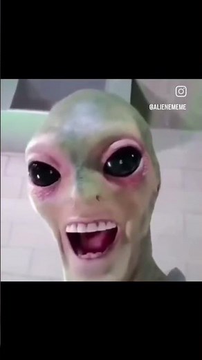 alien cute smile