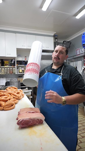 This is our netting cannon we use to help us with prepping up our roasts, not to worry it’s all oven save netting! #thebellmerebutcher #caboolture #roast #bellmere #heretotakeover | The Bellmere Butcher