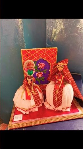 Rajsthani Thread Puppets//Easy Stick Fabric Puppets #shortsfeed #rajsthaniculture #puppetshowforkids