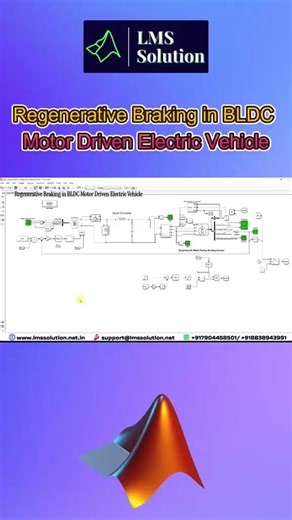 Regenerative Braking in BLDC Motor Driven Electric Vehicle 👉 Product Link:https://zurl.co/gpQl0 🔁 Regenerative braking strategy implemented using BLDC motor and buck converter 📉 Efficient recovery of energy during braking operation #BLDCMotor #ElectricVehicle | LMS Solution