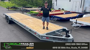 1.8K views · 29 reactions | Calling all Transporters! Getting a 2-Car Trailer has never been easier! Check out this brand new 34' Southern Utility Trailer. No CDL required, under $10K, 2-Year Structual Warranty, Financing and Rent-To-Own available! (352) 629-1562 / www.OcalaTrailer.com | Burnyzz Speed Shop | Facebook