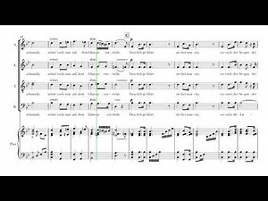 Bridal Chorus (Here comes the bride) for SATB (Choir) and piano // Sheet Music - Score