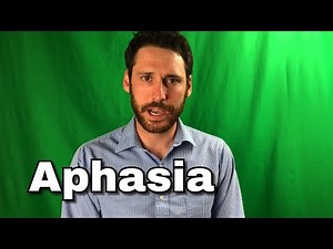 Aphasia - Word Finding Difficulties - What Is Happening