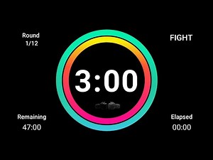 Boxing Timer / 12 Rounds (Fight 3 min x 1 min Break)