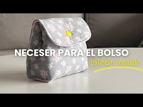 Toiletry bag to carry in your purse (pattern included)