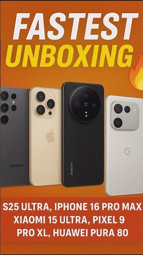 Top 5 Phones of 2025 (Quick Comparison) #TechShorts #MobileReview