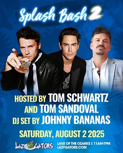 Get ready for an incredible pool party tomorrow. Tom and Tom will be arriving early for some fan interaction and guest bartending. Here are the set times: 11am-2pm Kaizen 2-4pm DJ Greasy 4-5:30 Johnny Bananas 5:30-close Kaizen Tickets will be available online until 11am, when doors open. After that, all remaining tickets will be sold at the door. Only 1 VIP Deck section and 1 VIP Lakeside section remain. Arrive early and get ready for awesome day party! | Shady Gators